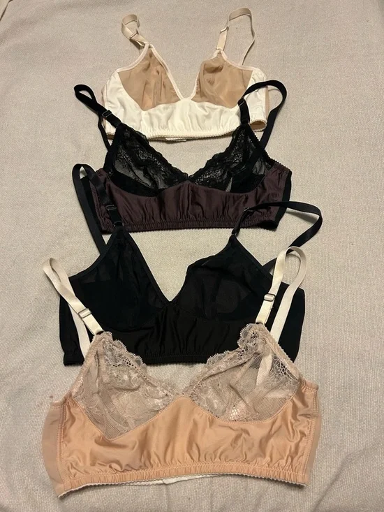 Lot of 4 Fortnight longline bras 32C - Picture 1 of 10